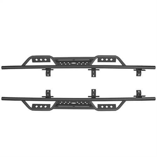 Jeep JT Side Steps Running Boards for 2020-2023 Jeep Gladiator JT - Ultralisk 4x4  ul7001-1s 7
