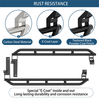 Tube Slider Rocker Guards For 2013-2017 Subaru XV Crosstrek - Ultralisk4x4
