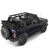 Soft Top Overland Aluminum Roof Rack For 2021-2023 Ford Bronco 4-Door - Ultralisk4x4 ul8924s 4