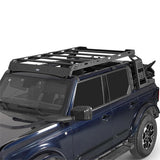 Soft Top Overland Aluminum Roof Rack For 2021-2023 Ford Bronco 4-Door - Ultralisk4x4 ul8924s 7
