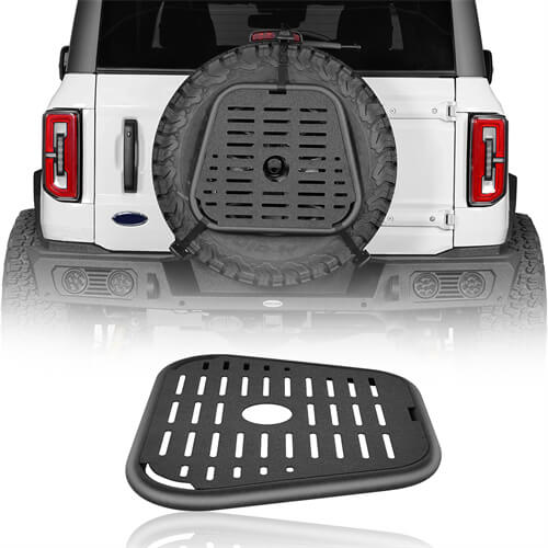 Jeep & Bronco Spare Tire Mount Molle Storage Panel For 8718 Jeep