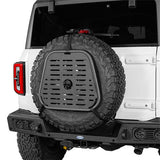 Jeep & Bronco Spare Tire Mount Molle Panel Storage Panel For 87-18 Jeep Wrangler YJ TJ JK & 21-23 Ford Bronco - Ultralisk 4x4 ul1032s 12