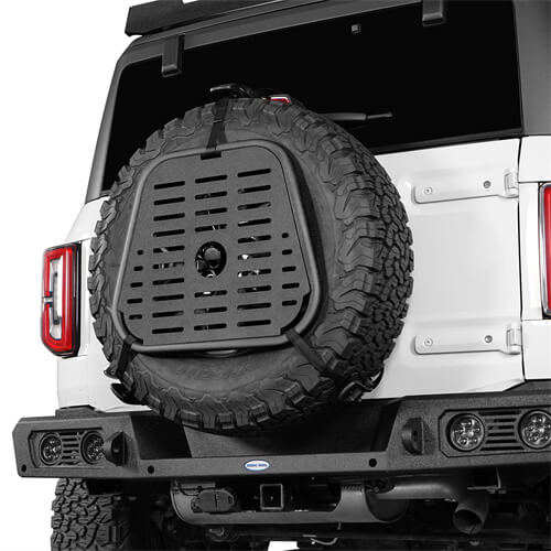 Jeep & Bronco Spare Tire Mount Molle Storage Panel For 8718 Jeep