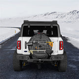 Spare Tire Mount Molle Storage Panel For 87-18 Jeep Wrangler YJ TJ JK & 21-24 Ford Bronco - Ultralisk 4x4