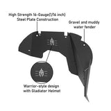 Spartan Front Inner Fender Liners Steel Wheel Lines for 2020-2023 Jeep Gladiator JT - Ultralisk 4x4  ul7012s 13