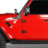 18-22 Jeep Wrangler JL Steel Black Body Door Hinge Set - Ultralisk4x4 mmr30125 10