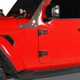 18-22 Jeep Wrangler JL Steel Black Body Door Hinge Set - Ultralisk4x4 mmr30125 11