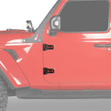 18-22 Jeep Wrangler JL Steel Black Body Door Hinge Set - Ultralisk4x4 mmr30125 16