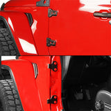 18-22 Jeep Wrangler JL Steel Black Body Door Hinge Set - Ultralisk4x4 mmr30125 2