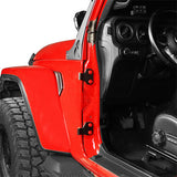 18-22 Jeep Wrangler JL Steel Black Body Door Hinge Set - Ultralisk4x4 mmr30125 6