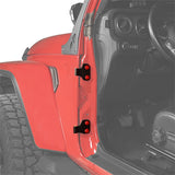 18-22 Jeep Wrangler JL Steel Black Body Door Hinge Set - Ultralisk4x4 mmr30125 8