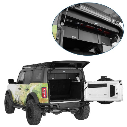 Trunk Upper Locking Storage Box For 2021-2026 Ford Bronco 4-Door Hardtop(Excluding Bronco Sport) - Ultralisk4x4