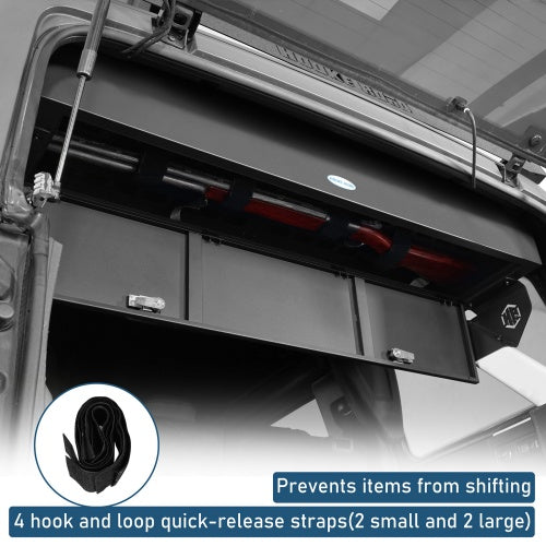 Trunk Upper Locking Storage Box For 2021-2026 Ford Bronco 4-Door Hardtop(Excluding Bronco Sport) - Ultralisk4x4