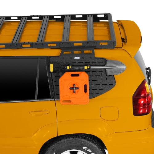 2003-2009 Lexus GX470 Rear Window Exterior Storage Panel Molle Panel Kit - Ultralisk4x4