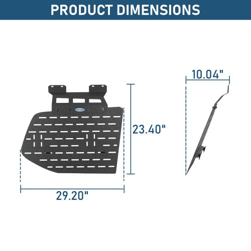 2003-2009 Lexus GX470 Rear Window Exterior Storage Panel Molle Panel Kit - Ultralisk4x4