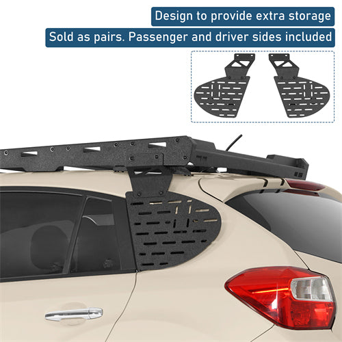 Rear Window Exterior Storage Panel Molle Panel Kit For 2013-2017 Subaru XV Crosstrek - Ultralisk4x4
