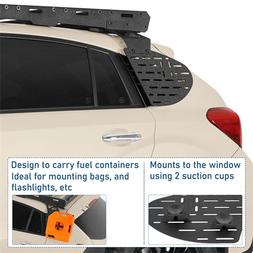 Rear Window Exterior Storage Panel Molle Panel Kit For 2013-2017 Subaru XV Crosstrek - Ultralisk4x4