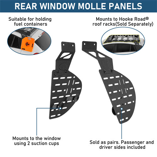 Rear Window Exterior Storage Panel Molle Panel Kit For 2013-2017 Subaru XV Crosstrek - Ultralisk4x4