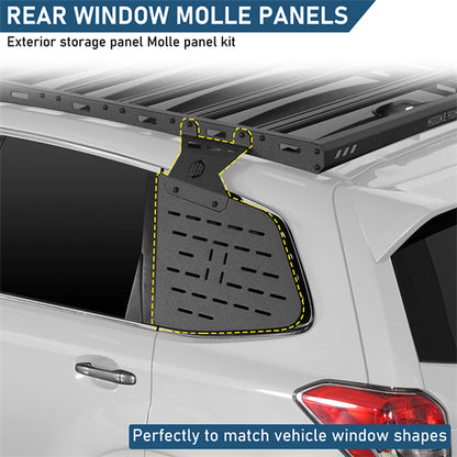 Rear Window Exterior Storage Panel Molle Panel Kit For 2014-2018 Subaru Forester - Ultralisk4x4