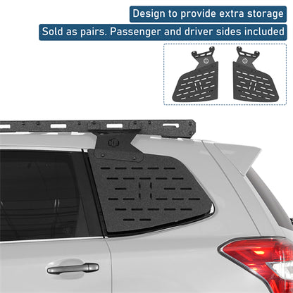 Rear Window Exterior Storage Panel Molle Panel Kit For 2014-2018 Subaru Forester - Ultralisk4x4