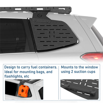 Rear Window Exterior Storage Panel Molle Panel Kit For 2014-2018 Subaru Forester - Ultralisk4x4