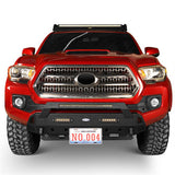 Tacoma Off-Road Stubby Front Bumper w/Lights for 2016-2023 Toyota Tacoma 3rd Gen - ultralisk4x4 u4203s 3