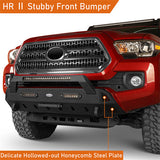 Tacoma Off-Road Stubby Front Bumper w/Lights for 2016-2023 Toyota Tacoma 3rd Gen - ultralisk4x4 u4203s 6