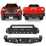 Tacoma Front Bumper & Rear Bumper Combo for 2016-2023 Toyota Tacoma - ultralisk4x4 ul42034204 3