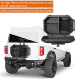 Tailgate Exterior Storage Cargo Box Bronco Parts For 2021 2022 2023 Ford Bronco - Ultralisk 4x4 ul8927s 9