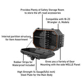 2018-2023 Jeep JL Tailgate Exterior Storage Cargo Box Jeep Parts - Ultralisk 4x4 ul3052s 12