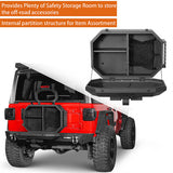 2018-2023 Jeep JL Tailgate Exterior Storage Cargo Box Jeep Parts - Ultralisk 4x4 ul3052s 8