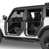 Texture Steel Tube Half Front & Rear Doors (2021-2023 Ford Bronco 4-Door) - ultralisk4x4 ul8916s 2