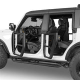 Texture Steel Tube Half Front & Rear Doors (2021-2023 Ford Bronco 4-Door) - ultralisk4x4 ul8916s 3
