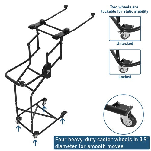 Jeep Hard Top Lift Holder Rack (97-26 Jeep Wrangler TJ & JK & JL & Ford Bronco 4-Door) - ultralisk4x4