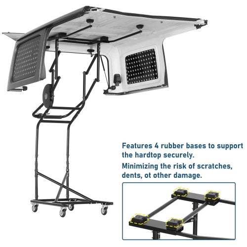 Hard Top Lift Holder Rack & Doors and Hardtops Storage Cart For 1997-2 – Hooke Road