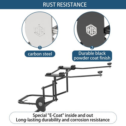 Jeep Hard Top Lift Holder Rack (97-26 Jeep Wrangler TJ & JK & JL & Ford Bronco 4-Door) - ultralisk4x4
