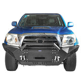 Tacoma Front Bumper Full Width Front Bumper w/Winch Plate for 2005-2011 Toyota Tacoma - Ultralisk 4x4  ul4001 5
