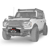 2021-2023 Ford Bronco(Excluding Raptor) Trailer Winch Plate for Front bumper- Ultralisk 4x4 ul8913s 3