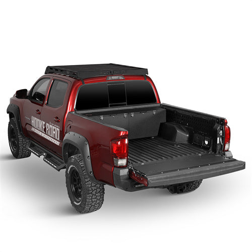 Truck Tool Box Lockable Storage Box Set For 2005-2023 Toyota Tacoma / 2015-2022 Chevy Colorado / GMC Canyon 5'2" Bed - Ultralisk4x4