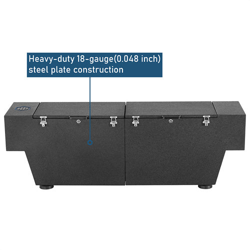 Truck Tool Box Lockable Storage Box Set For 2005-2023 Toyota Tacoma / 2015-2022 Chevy Colorado / GMC Canyon 5'2" Bed - Ultralisk4x4