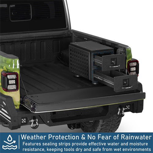 Wheel Well Storage Drawer System Truck Side Box For Overland Off-Road Vehicles, Pick-up Trucks - Ultralisk4x4