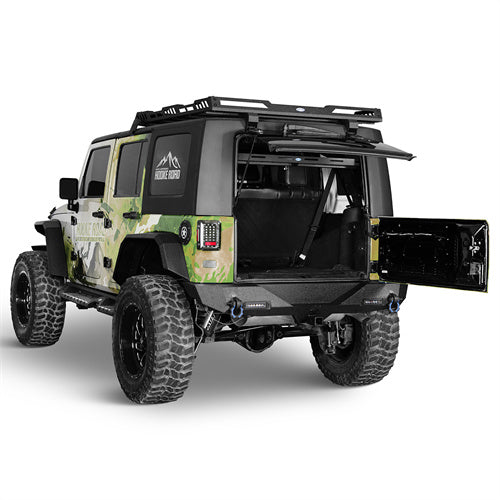 Trunk Upper Basket Cargo Rack For 2007-2018 Jeep Wrangler JK 4-Door Hardtop - Ultralisk4x4-u2120-2