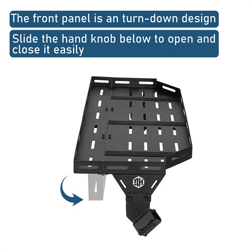 Trunk Upper Basket Cargo Rack For 2007-2018 Jeep Wrangler JK 4-Door Hardtop - Ultralisk4x4-u2120-7