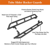 Tube Slider Rocker Guards For 2010-2024 Toyota 4Runner - Ultralisk4x4-u9801s-8