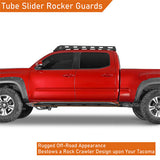 Tube Slider Rocker Guards 2016-2023 Toyota Tacoma - Ultralisk4x4-u4216s-6