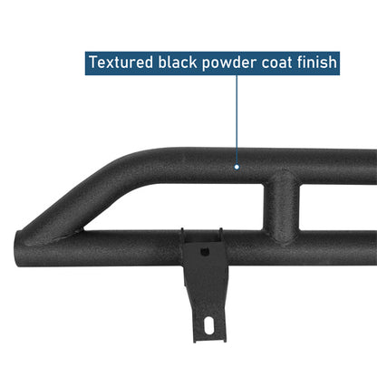 Tube Slider Rocker Guards w/ Kick-Out For 2010-2025 Toyota 4Runner (Excluding Limited, Nightshade, TRD Sport & 10-13 SR5) - Ultralisk4x4
