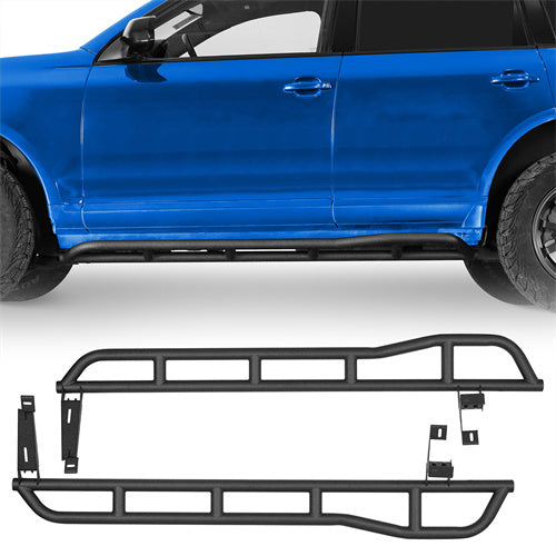 Tube Slider Rocker Guards w/ Kick-Out For 2003-2010 Porsche Cayenne 955/957 - Ultralisk4x4