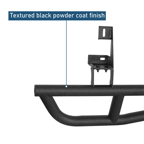 Tube Slider Rocker Guards w/ Kick-Out For 2003-2010 Porsche Cayenne 955/957 - Ultralisk4x4