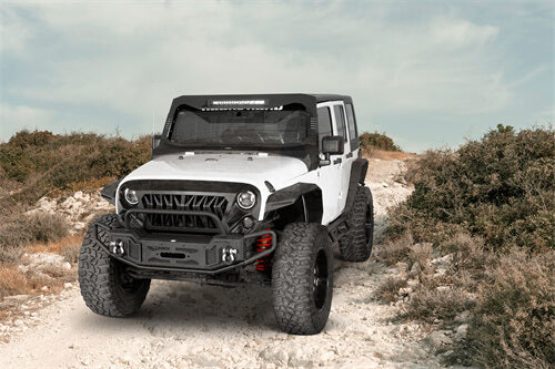 Tubular Front & Rear Bumper For 2007-2018 Jeep Wrangler JK - Ultralisk4x4