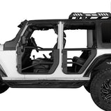 Jeep JK Tubular Half Doors for 2007-2018 Jeep Wrangler JK 4-Door - Ultralisk 4x4 u2075 4